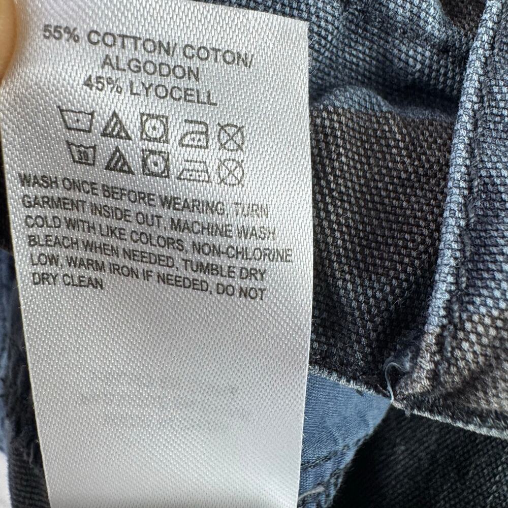 Lucky Brand Men’s Camo Cargo Shorts Size 38 Blue Gray Streetwear Utility - Picture 8 of 11